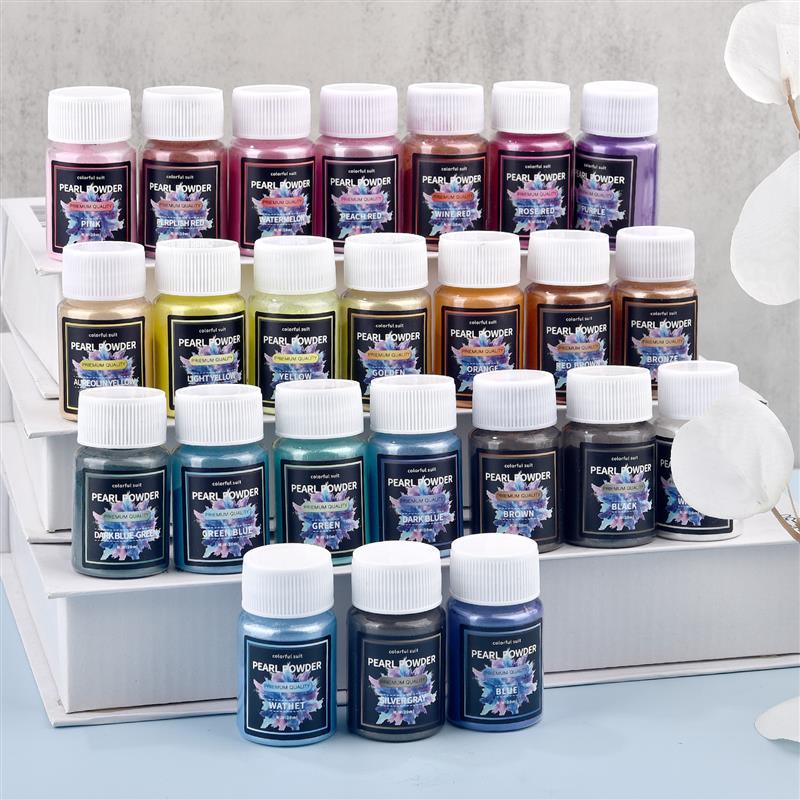Pearl Powder Resin - 24Color 20ml Perłowy proszek Żywica epoksydowa