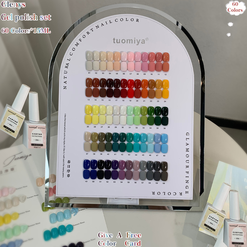 Resin Art Learning - Zestaw do nauki zdobienia paznokci: 60