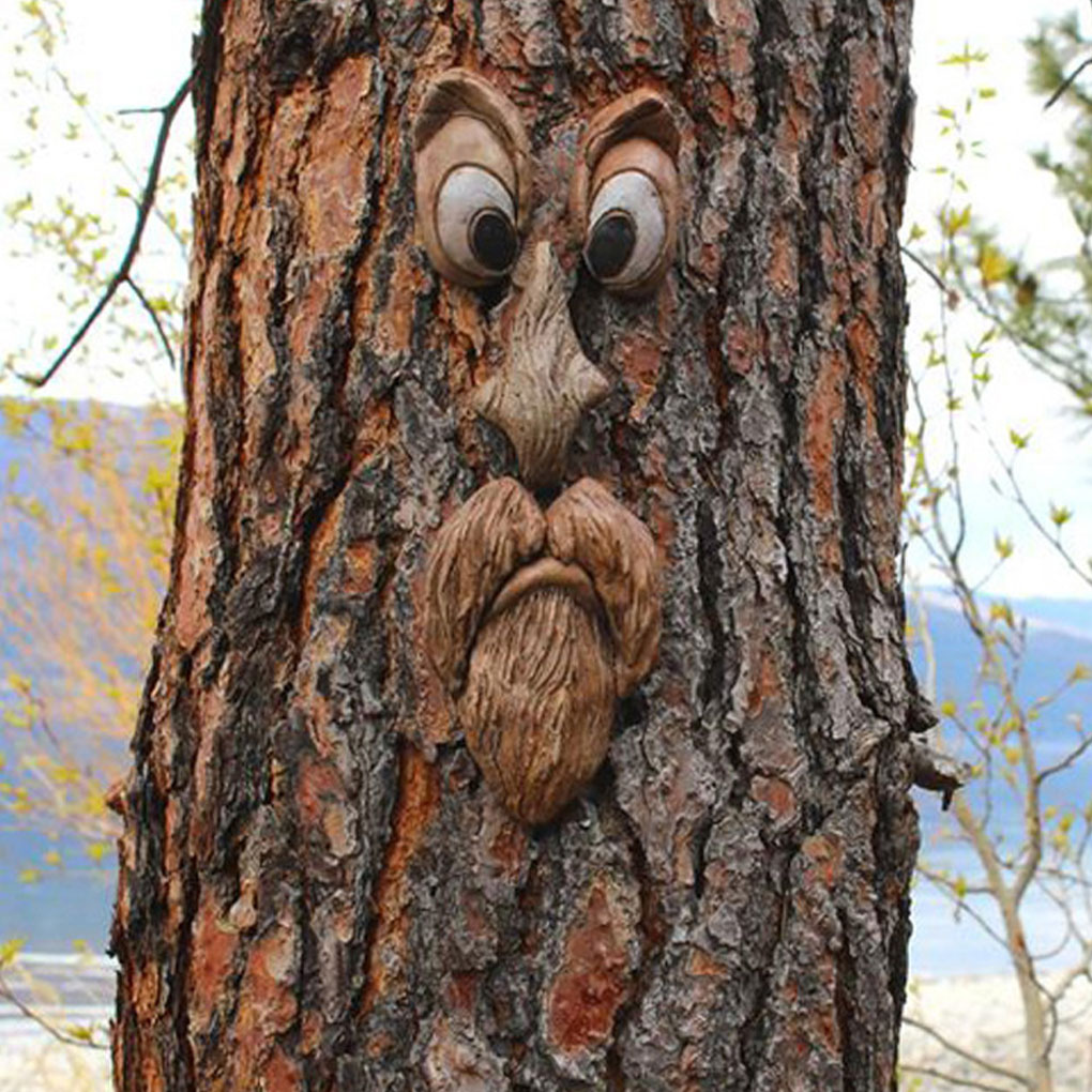 Resin Art Tree - Żywica czarujący ogród z twarzą drzewa
