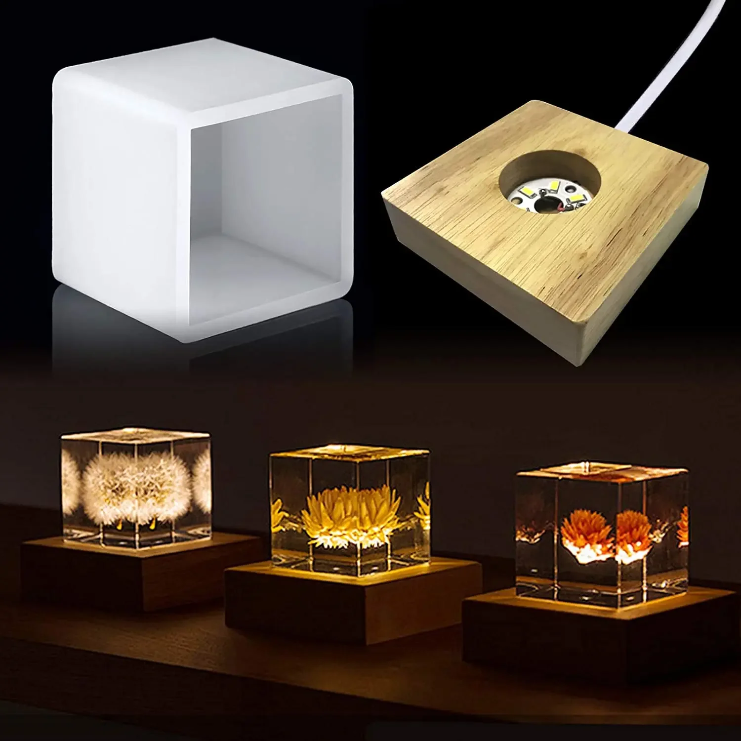 Resin Art Equipment - Kwadratowa lekka forma żywiczna, formy silikonowe