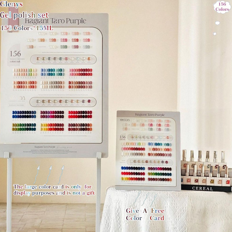 Resin Art Learning - Glenys 156 sztuk * 15ml żel