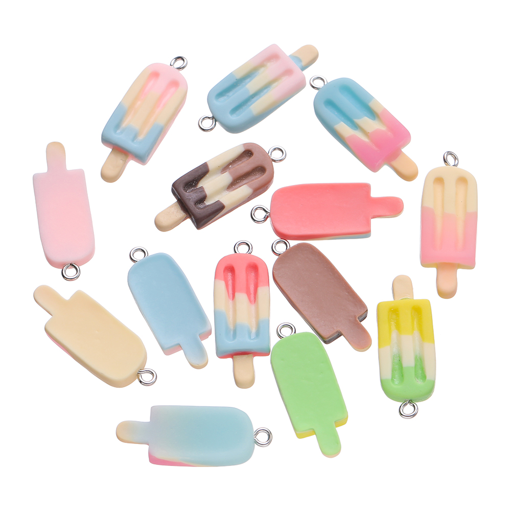 Resin Art Bracelet - 10 sztuk 12x32mm śliczne kolorowe Popsicle