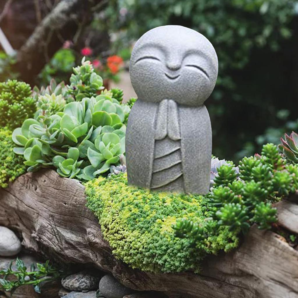 Resin Art Baby Memories - Figurka mnichów Jizo modlących się, żywiczna