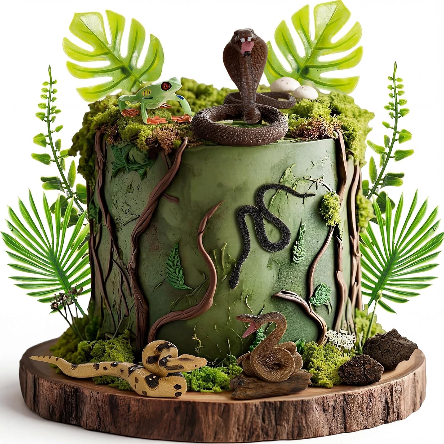 Resin Art Tree - 19 szt. ozdób na tort w