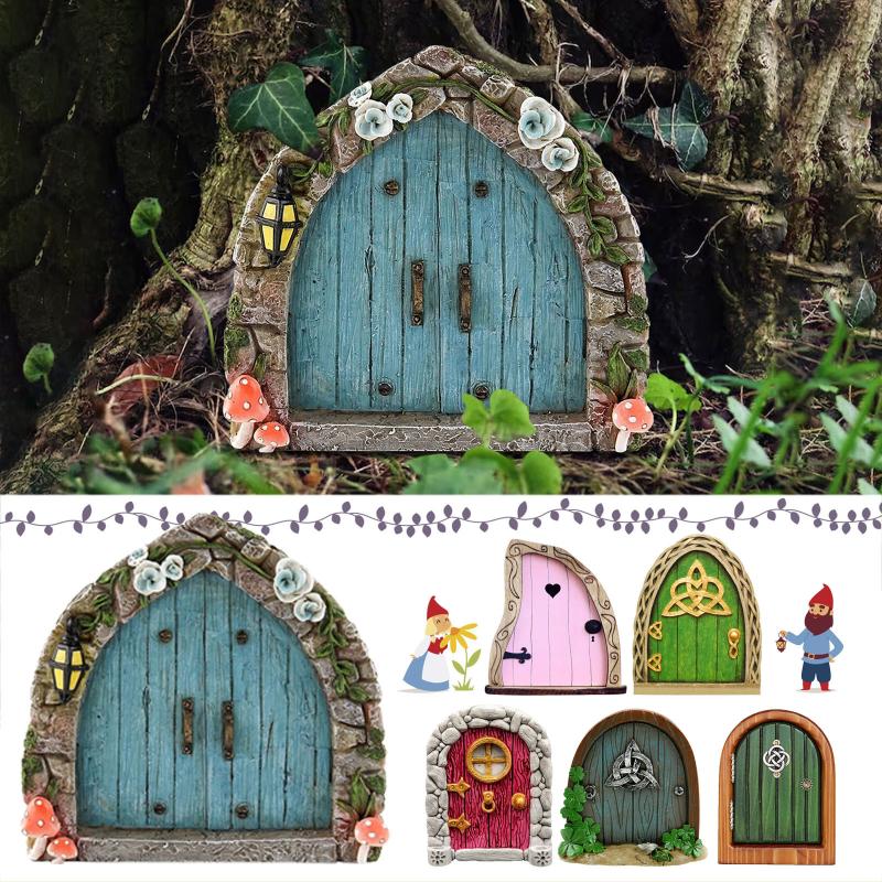 Resin Art Tree - Drzwiczki Elfów i Wróżek, Miniaturowe Drzwiczki