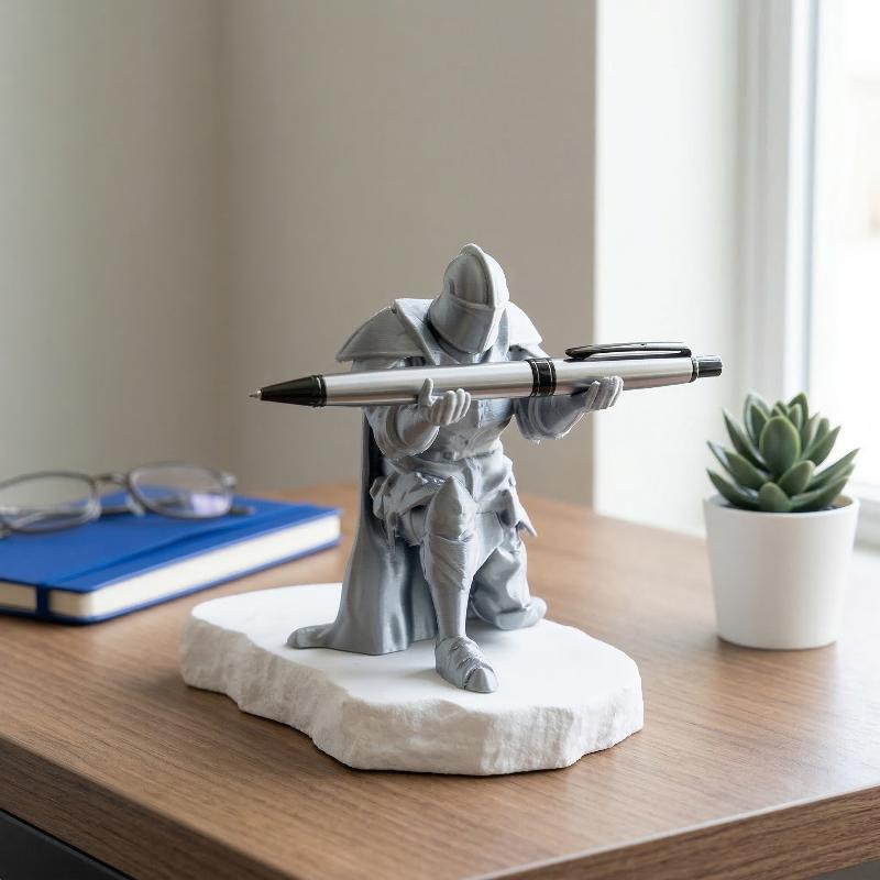 Resin Art Equipment - Stojak na długopisy w kształcie rycerskiej