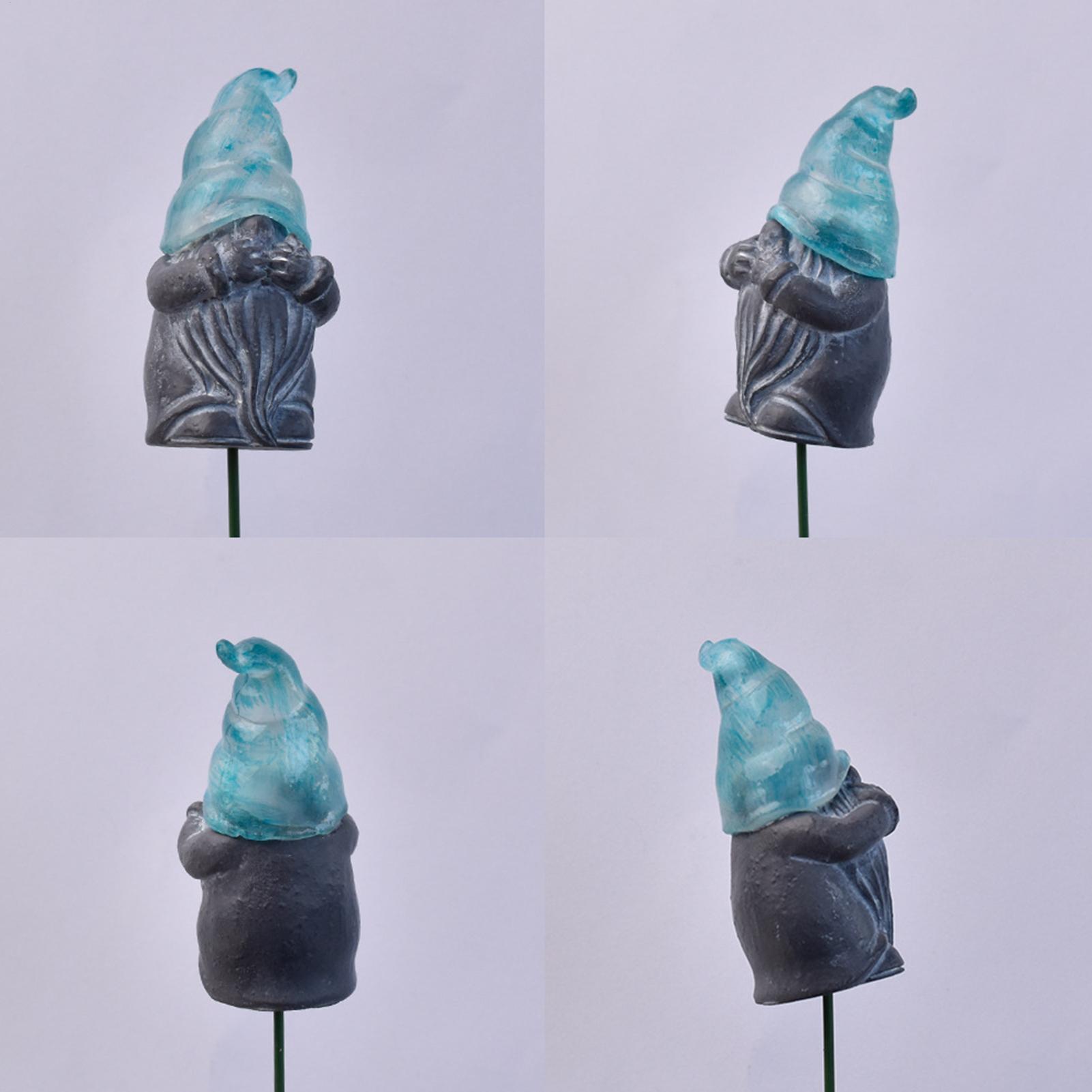 Resin Art Flower - Dekoracyjne ozdobne paliki ogrodowe, 3-częściowy zestaw,
