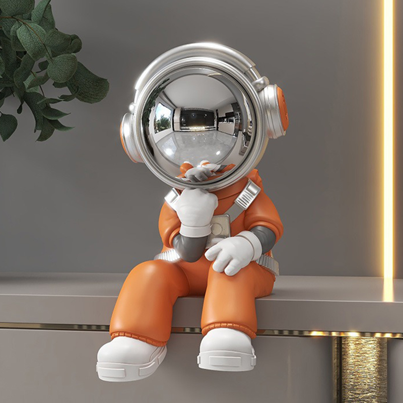Resin Art Ideas - Miniaturowe ozdoby astronautów Salon Estetyczne figurki