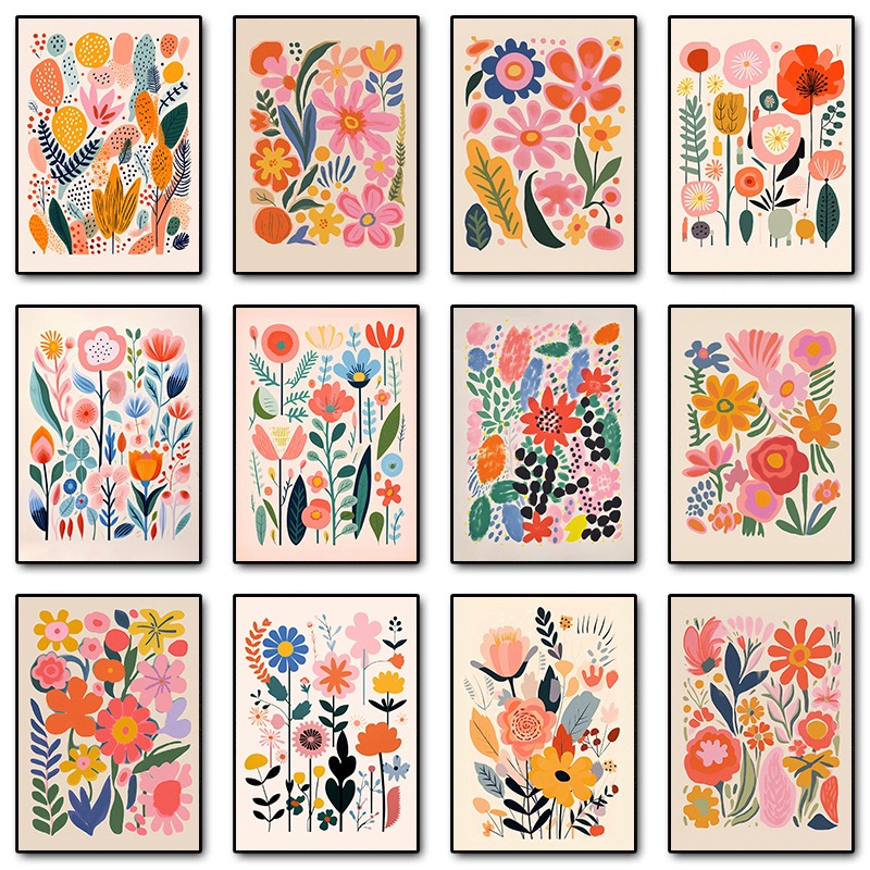 Resin Art Flower - Plakaty i grafiki w stylu vintage