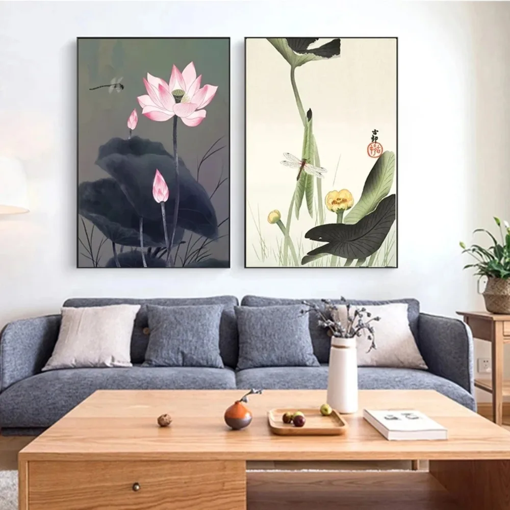 Resin Art Flower - Tradycyjny, vintage, retro plakat z motywem