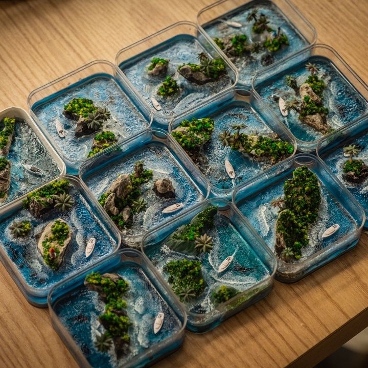 Ręcznie robiona mikro-wyspa z  – Resin Art Ideas recenzja i cena