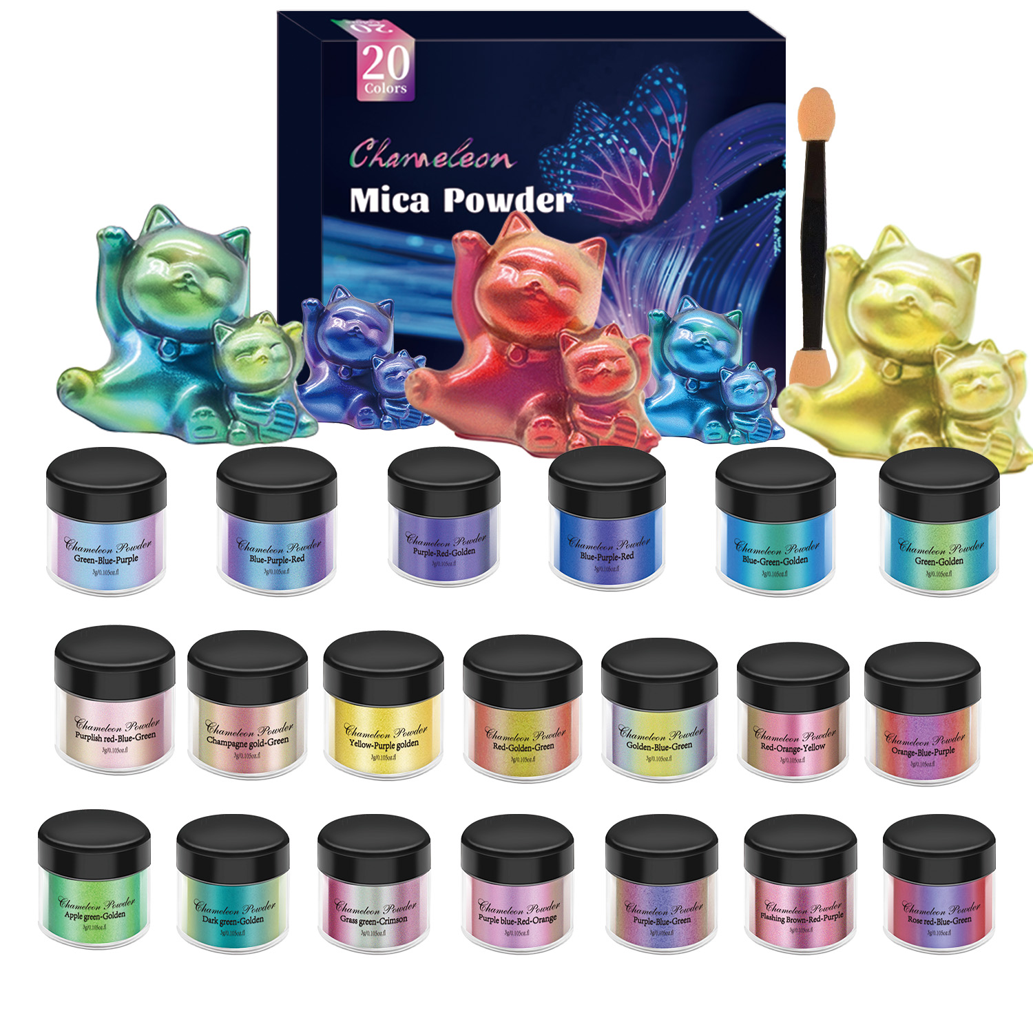 Zestaw pigmentów do żywicy epo – Pearl Powder Resin recenzja i cena
