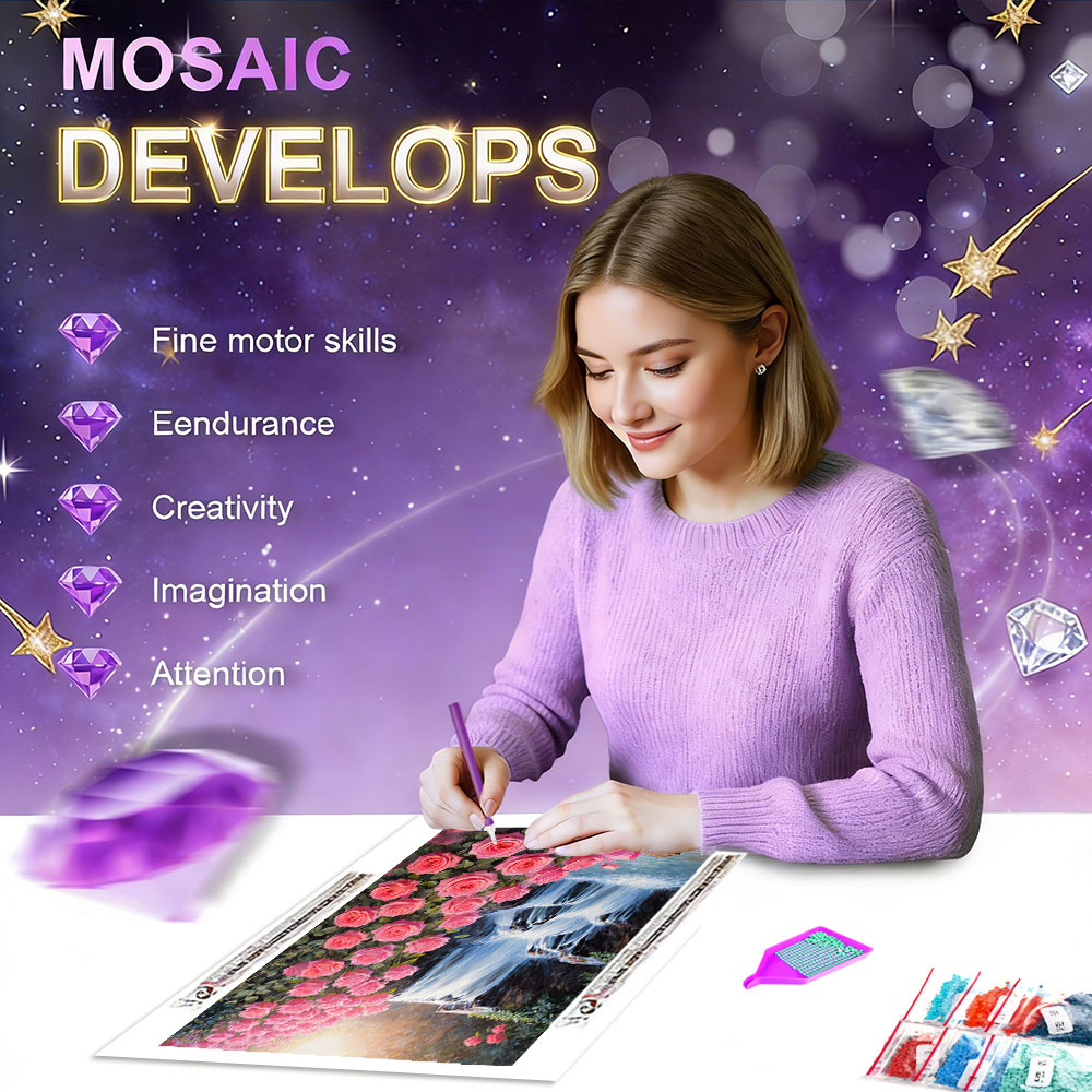 Zestawy do mozaiki diamentowej – Resin Art With Rose recenzja i cena