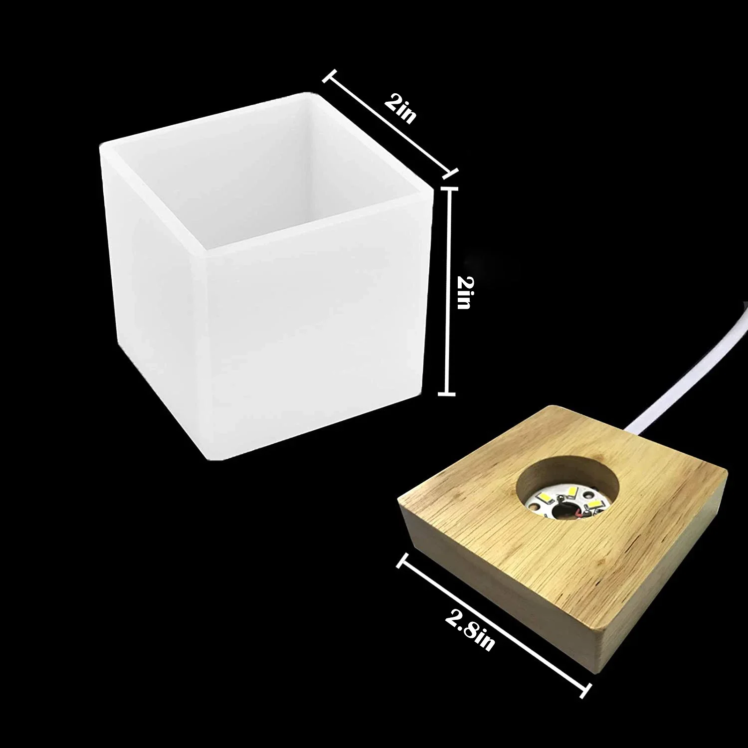Kwadratowa lekka forma żywiczn – Resin Art Equipment recenzja i cena