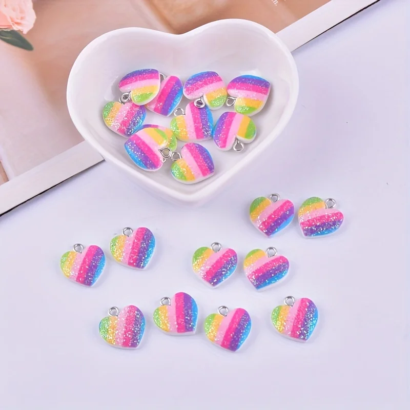 10 szt. Kolorowe zawieszki z ż – Resin Art For Sale recenzja i cena