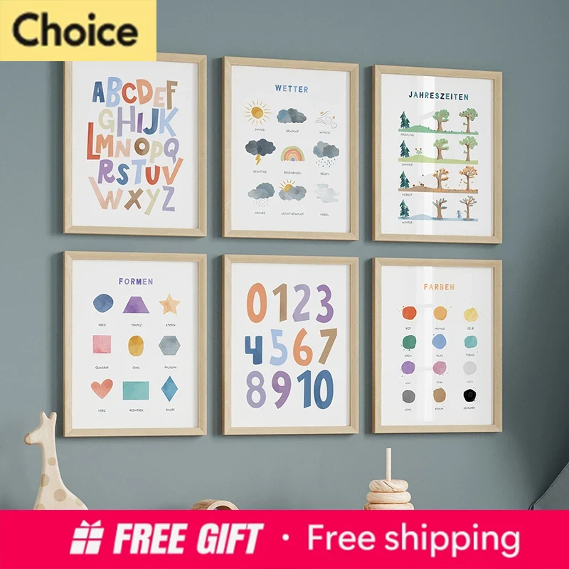 Plakaty edukacyjne dla dzieci  – Resin Art Learning recenzja i cena