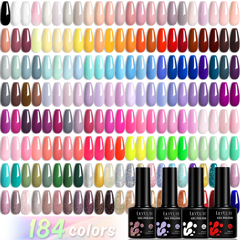 LILYCUTE 184 Colors 7ML Gel Na – Resin Art Purple recenzja i cena