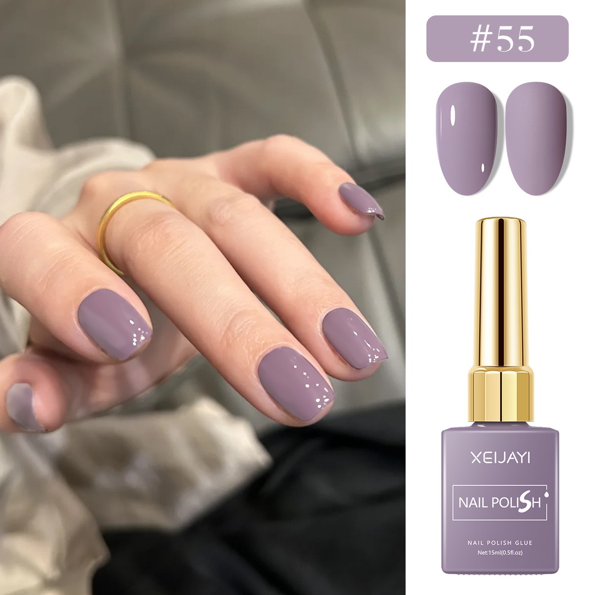 6PCS/SET 15ml Gel Nail Polish  – Resin Art Purple recenzja i cena