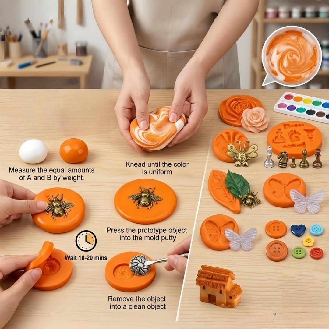 Silikonowy zestaw do majsterko – Resin Art Kit With Molds recenzja i cena