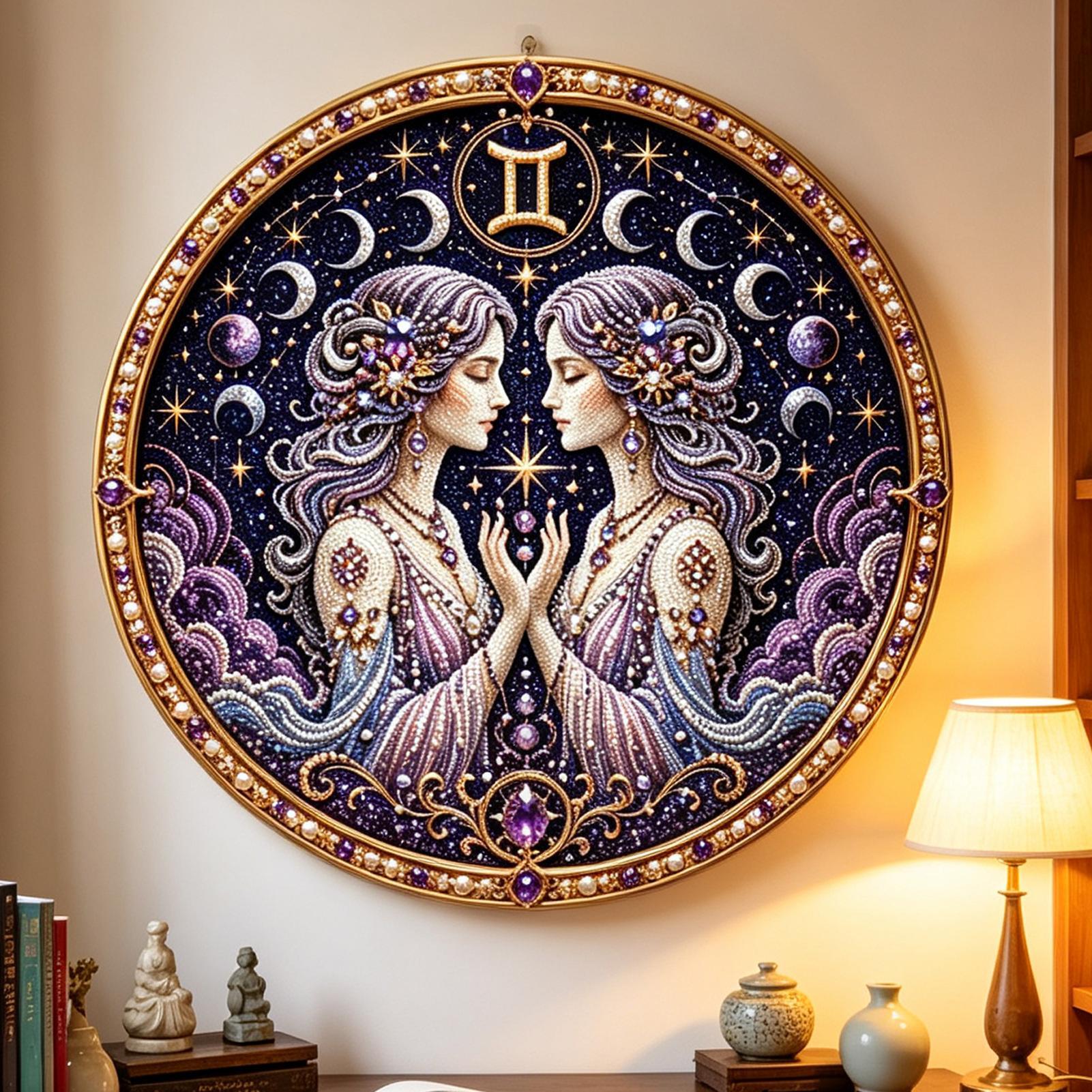 Zestaw perłowych ozdób z motyw – Resin Art On Wall recenzja i cena
