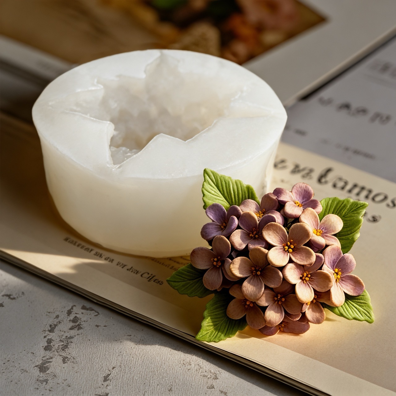 2 sztuki silikonowych form 3D  – Resin Art With Rose recenzja i cena