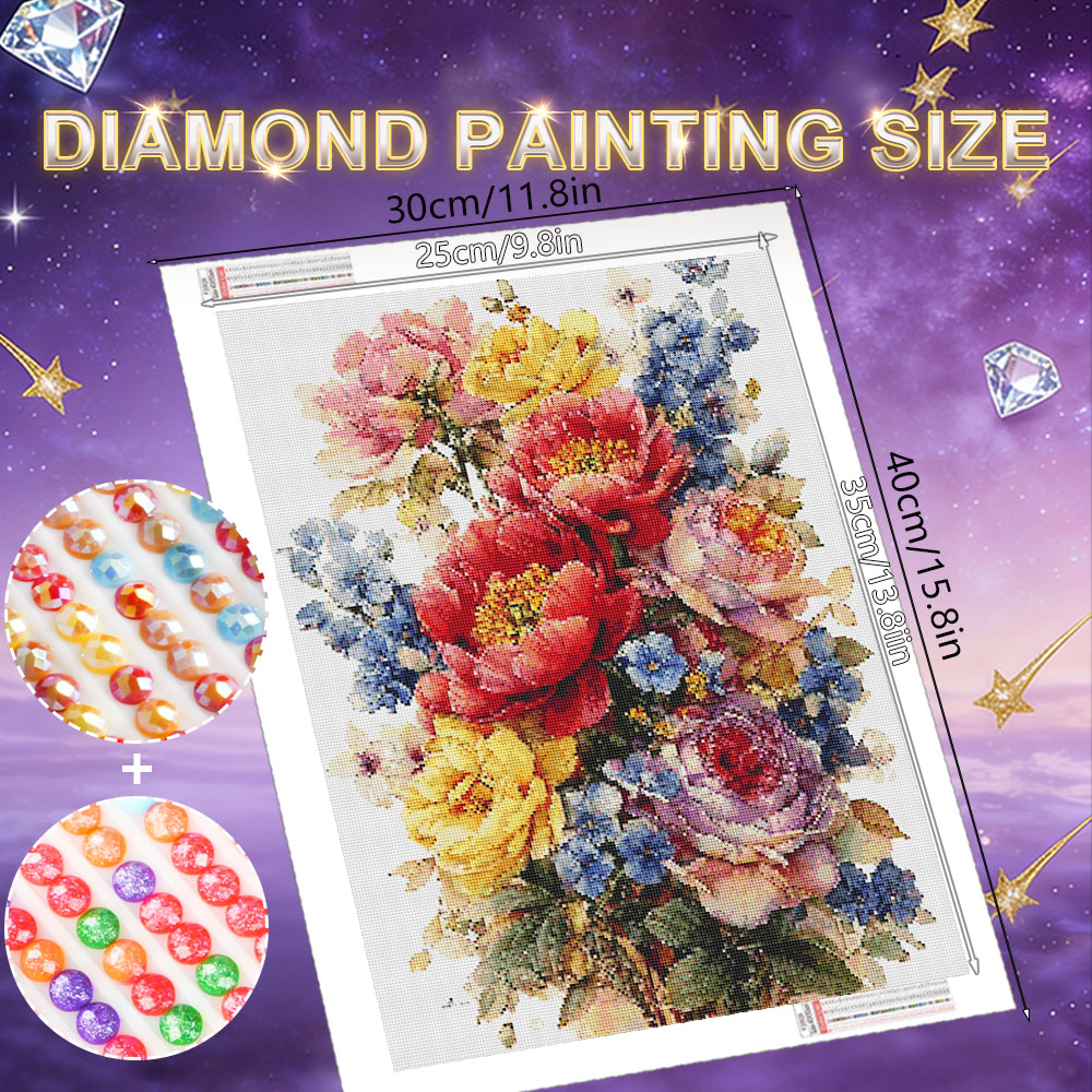 HUACAN Zestaw do malowania dia – Resin Art With Rose recenzja i cena
