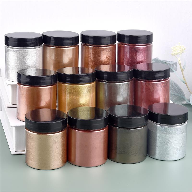 50g Shimmer Metallic Gold Silv – Pearl Powder Resin recenzja i cena