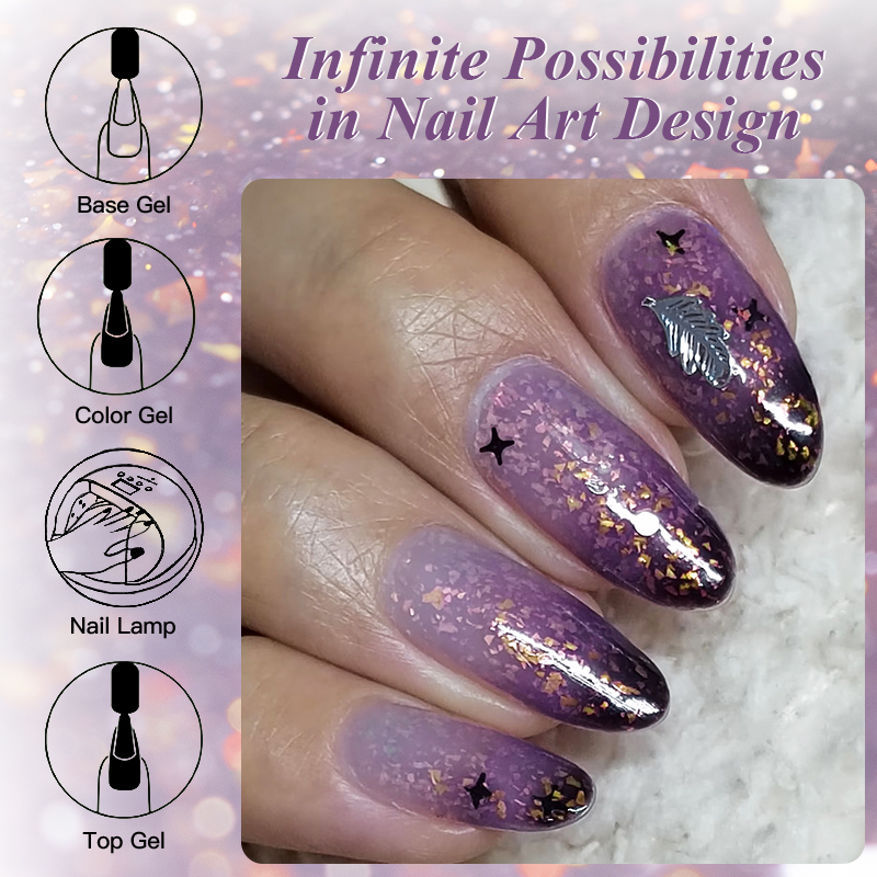 7ml Brokatowy Termiczny Żel do – Resin Art Purple recenzja i cena