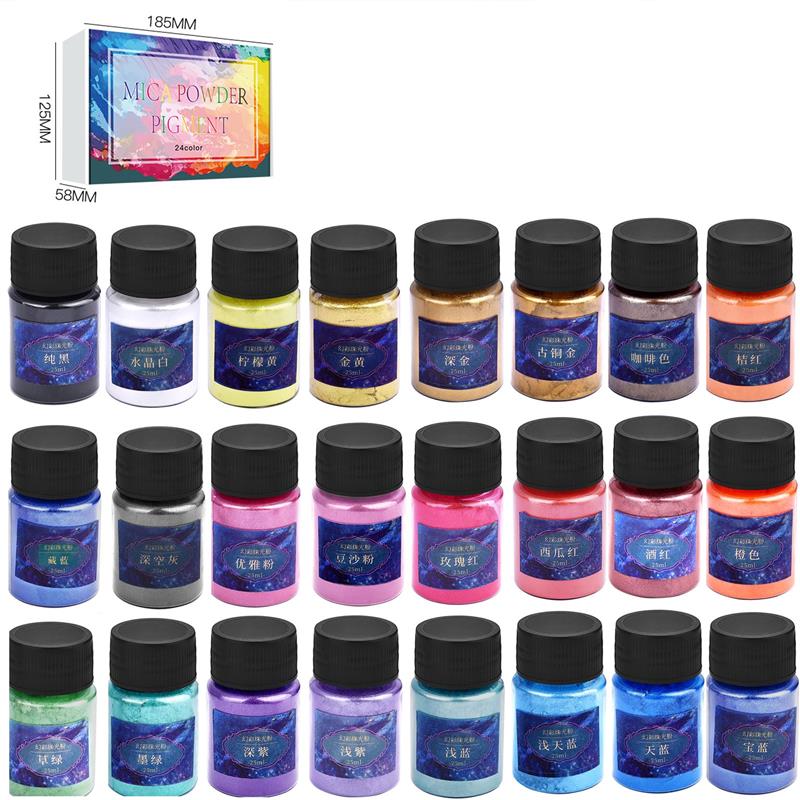 6/24/30Colors Epoxy Resin Dye  – Pearl Powder Resin recenzja i cena
