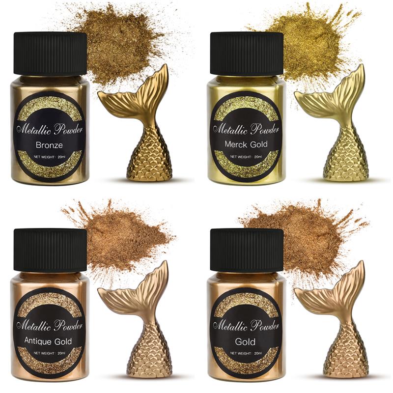 20 ml Shimmer Metallic Gold Si – Pearl Powder Resin recenzja i cena