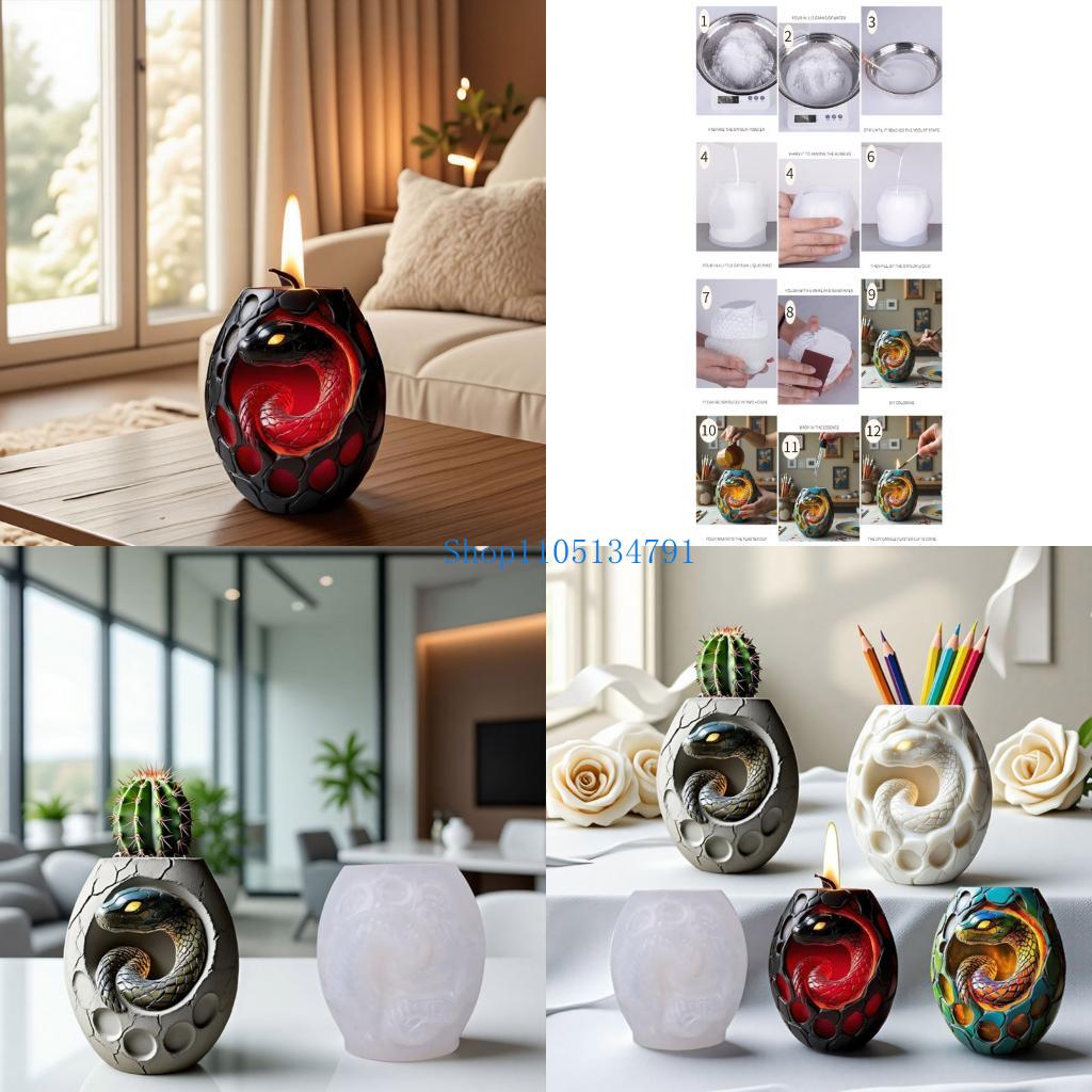 98 kreatywny wzór węża silikon – Resin Art Ideas recenzja i cena