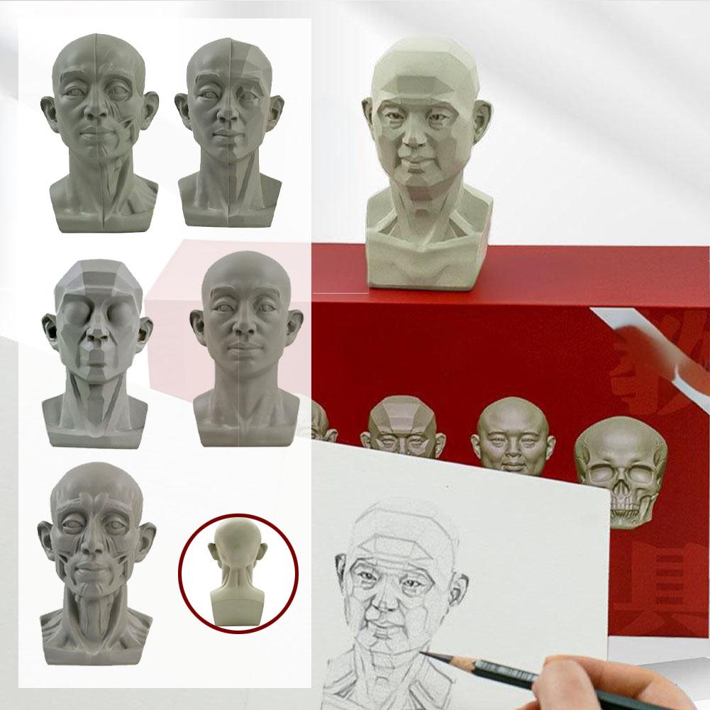 Art Plaster Portrait Teaching  – Resin Art Learning recenzja i cena