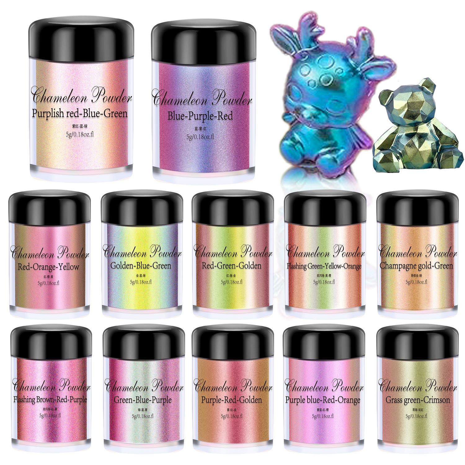 5g Chameleon Powder Nail Stain – Pearl Powder Resin recenzja i cena